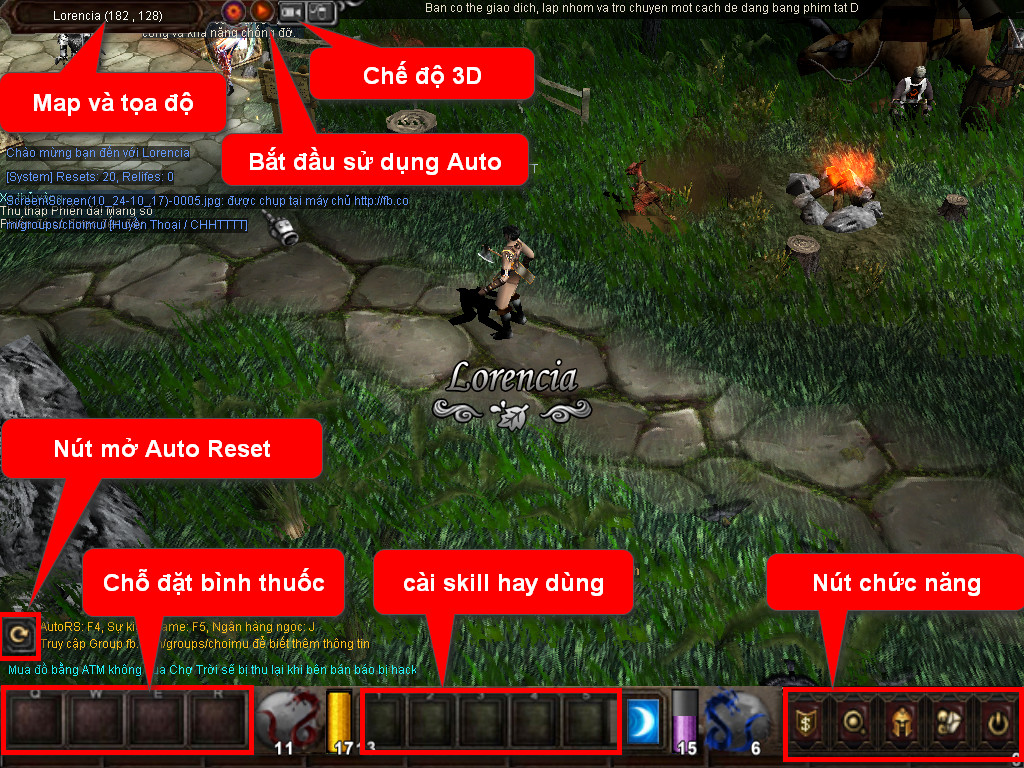 Chức năng chính của Game MU Hợp Nhất